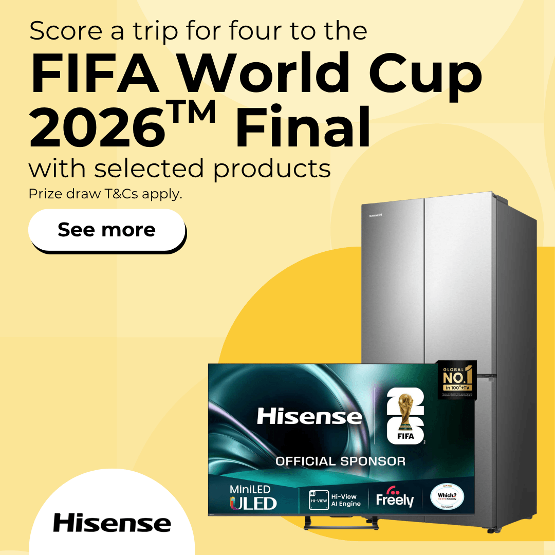 Win a trip to FIFA World Cup 2026 Final with selected Hisense appliances